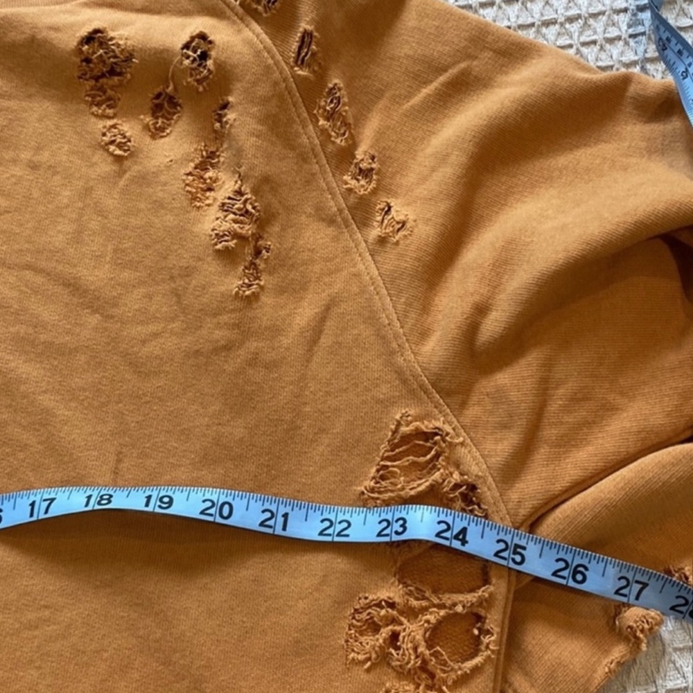 Free People Distressed Sweatshirt Dress - Picture 5 of 12